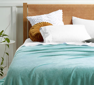 NNEDSZ Accessorize Super Soft Blanket Queen/King Mist