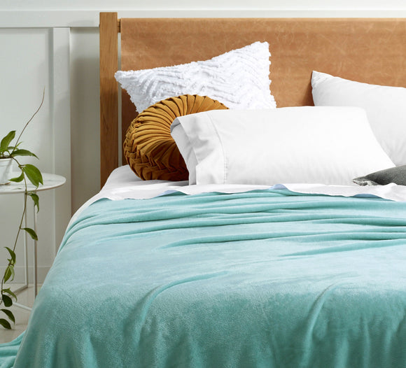 NNEDSZ Accessorize Super Soft Blanket Queen/King Mist