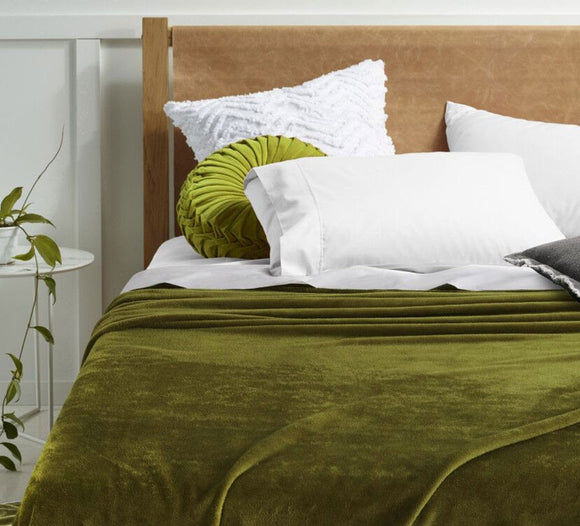 NNEDSZ Accessorize Super Soft Blanket Queen/King Mossy Road