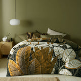 NNEDSZ Accessorize Bronte Washed Cotton Printed 3 Piece Comforter Set King