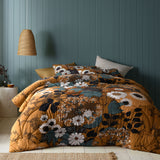 NNEDSZ Accessorize Markle Washed Cotton Printed 3 Piece Comforter Set Queen
