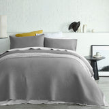 NNEDSZ Accessorize Dexter Charcoal Coverlet Set Queen/King
