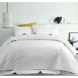 NNEDSZ Accessorize OPACO Coverlet Set Queen/King White
