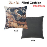 NNEDSZ Accessorize Earth Filled Cushion 50 x 50 cm