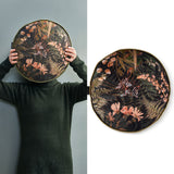 NNEDSZ Bedding House Felce Green Filled Round Cushion
