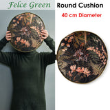 NNEDSZ Bedding House Felce Green Filled Round Cushion