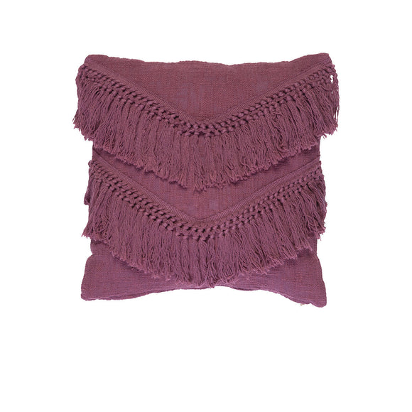 NNEDSZ Bedding House Heather Plum (Also known as Red) Luxury Cotton Filled Cushion