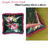 NNEDSZ Bedding House Jungle Fever Pink Filled Cushion