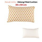 NNEDSZ Accessorize Norah Ochre Rectangular Filled Cushion 30cm x 50cm