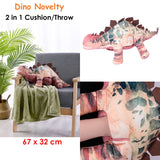 NNEDSZ Dino Novelty Cushion/Throw