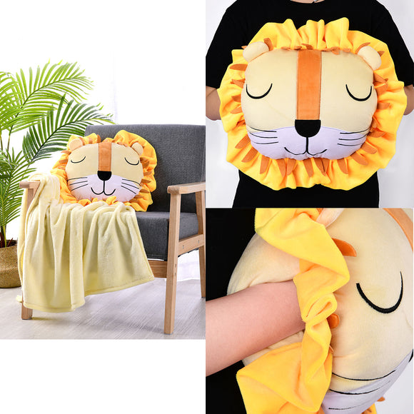 NNEDSZ Lion Novelty Cushion/Throw