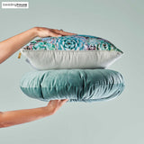 NNEDSZ Bedding House Plantiful Green Filled Square Cushion