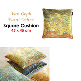 NNEDSZ Bedding House Van Gogh Paint Ochre Filled Square Cushion