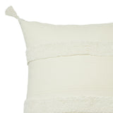 NNEDSZ Accessorize Indra Cotton Cushion Cover Off White