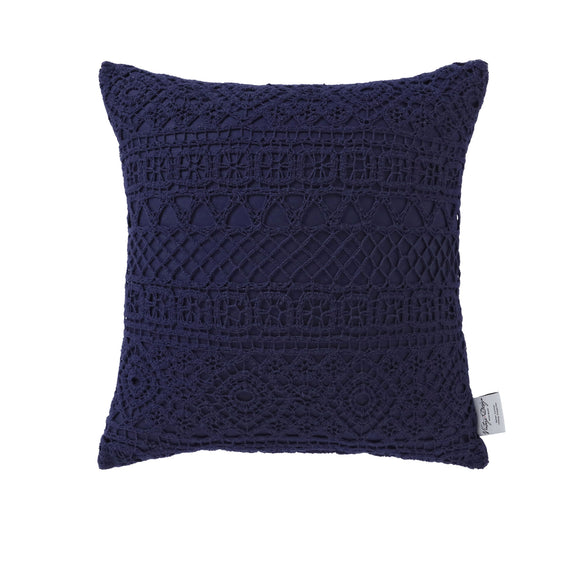NNEDSZ Vintage Design Homewares Tenille Eclipse Cotton Lace Cushion Cover