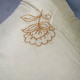 NNEDSZ Accessorize Set of 2 Tiarni Embroidery Faux Silk Square Cushion Covers