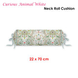 NNEDSZ Studio Curious Animal White Neck Roll Cushion