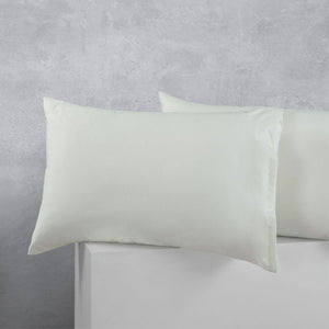 NNEDSZ Accessorize Pair of Cotton Polyester Standard Pillowcases Stone