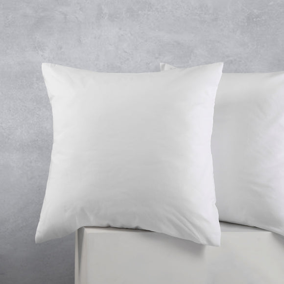 NNEDSZ Accessorize Pair of Cotton Polyester European Pillowcases White