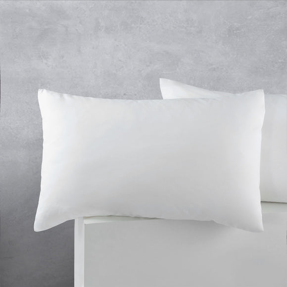 NNEDSZ Accessorize Pair of Cotton Polyester Standard Pillowcases White