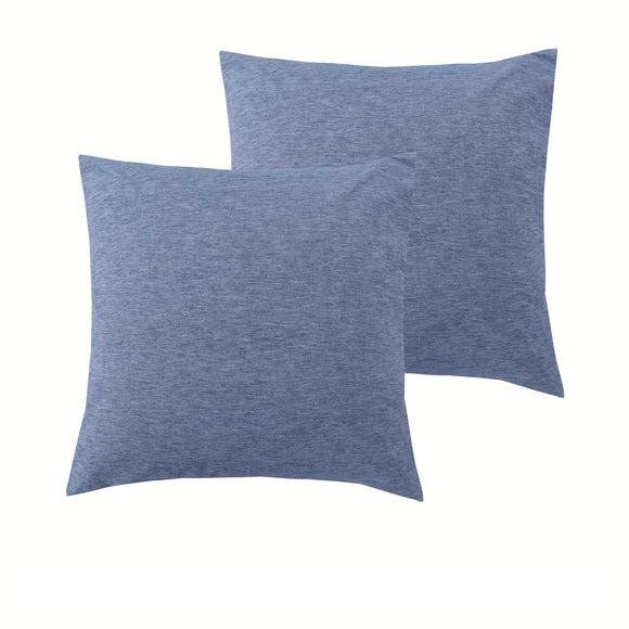 NNEDSZ Accessorize Pair of Stonewashed Linen Cotton European Pillowcases