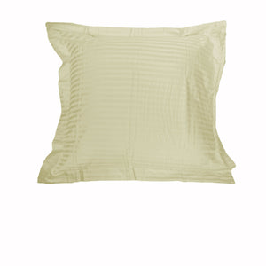 NNEDSZ Accessorize 325TC One of Stripe Euro Pillowcase Ecru