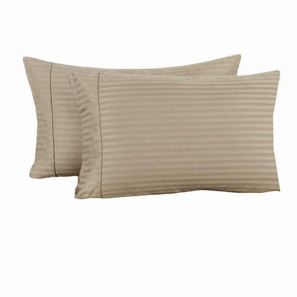 NNEDSZ Accessorize 325TC Pair of Cuffed Standard Pillowcases Linen