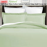 NNEDSZ Grand Aterlier Pima Cotton Fennel Quilt Cover Set King