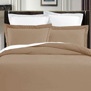 NNEDSZ Grand Aterlier Pima Cotton Khaki Quilt Cover Set King