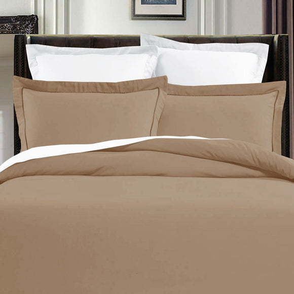 NNEDSZ Grand Aterlier Pima Cotton Khaki Quilt Cover Set King