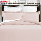 NNEDSZ Grand Aterlier Pima Cotton Rose Dust Quilt Cover Set King