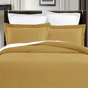 NNEDSZ Grand Aterlier Pima Cotton Royal Gold Quilt Cover Set King