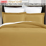 NNEDSZ Grand Aterlier Pima Cotton Royal Gold Quilt Cover Set King