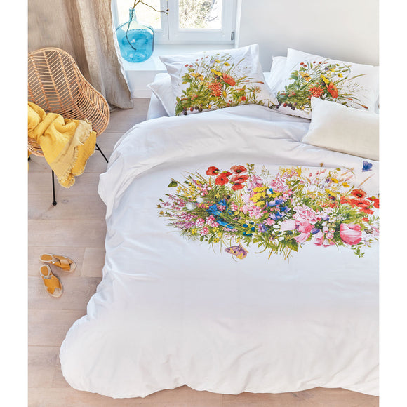 NNEDSZ Marjolein Bastin Amazing Flowers Multi Cotton Quilt Cover Set Queen