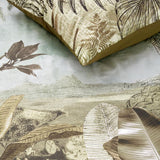 NNEDSZ Bedding House Banda Green Cotton Quilt Cover Set Queen