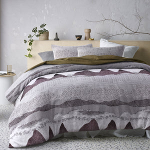 NNEDSZ Accessorize Bulla Burgundy Quilt Cover Set Double