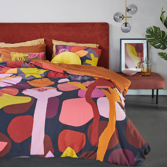 NNEDSZ Bedding House Candy Multi Cotton Sateen Quilt Cover Set Queen
