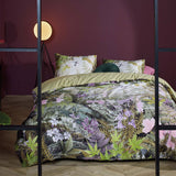 NNEDSZ Bedding House Charming Green Cotton Sateen Quilt Cover Set King