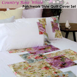 NNEDSZ Accessorize Country Rose White Quilt Cover Set Single