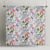 NNEDSZ Accessorize Currumbin Linen Cotton Printed Quilt Cover Set Queen