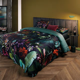 NNEDSZ Bedding House Dusk to Dawn Dark Green Cotton Sateen Quilt Cover Set King