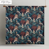 NNEDSZ Vintage Design Homewares Etheridge Printed Velvet Quilt Cover Set King