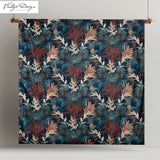 NNEDSZ Vintage Design Homewares Etheridge Printed Velvet Quilt Cover Set Queen