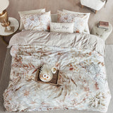 NNEDSZ Riviera Maison Everlasting Natural Cotton Quilt Cover Set Queen