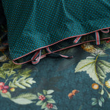 NNEDSZ Studio Fall in Leaf DarkBlue Cotton Quilt Cover Set King
