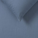 NNEDSZ Vintage Design Homewares Sky Blue 100% Hemp Quilt Cover Set King