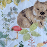 NNEDSZ Ironbark Quilted Cotton Quilt Cover Set Single