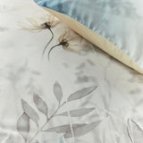 NNEDSZ Bedding House Isabelle Light Blue Cotton Sateen Quilt Cover Set King