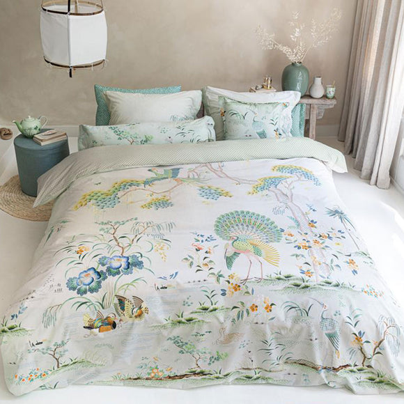 NNEDSZ Studio Japonica White Quilt Cover Set Queen