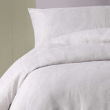 NNEDSZ Accessorize Java Silver Jacquard Quilt Cover Set Queen
